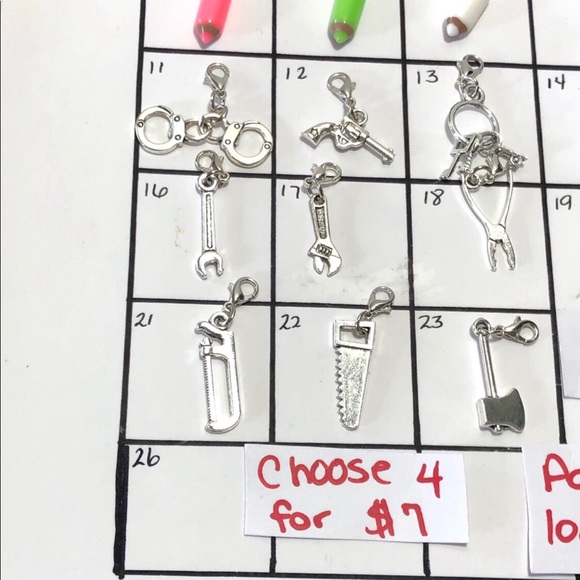 DC-#7.  4x Occupation Dangle Charms - Picture 6 of 9